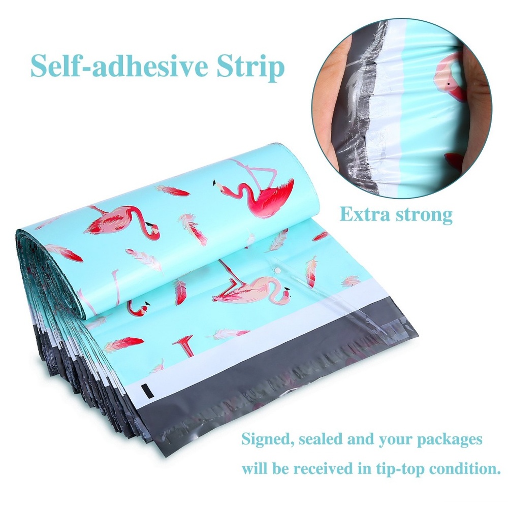 100 Poly mailers with Flamingo 10x13 - Picture 7 of 7